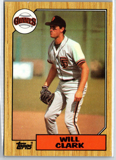 1987 Topps #420 Will Clark A13
