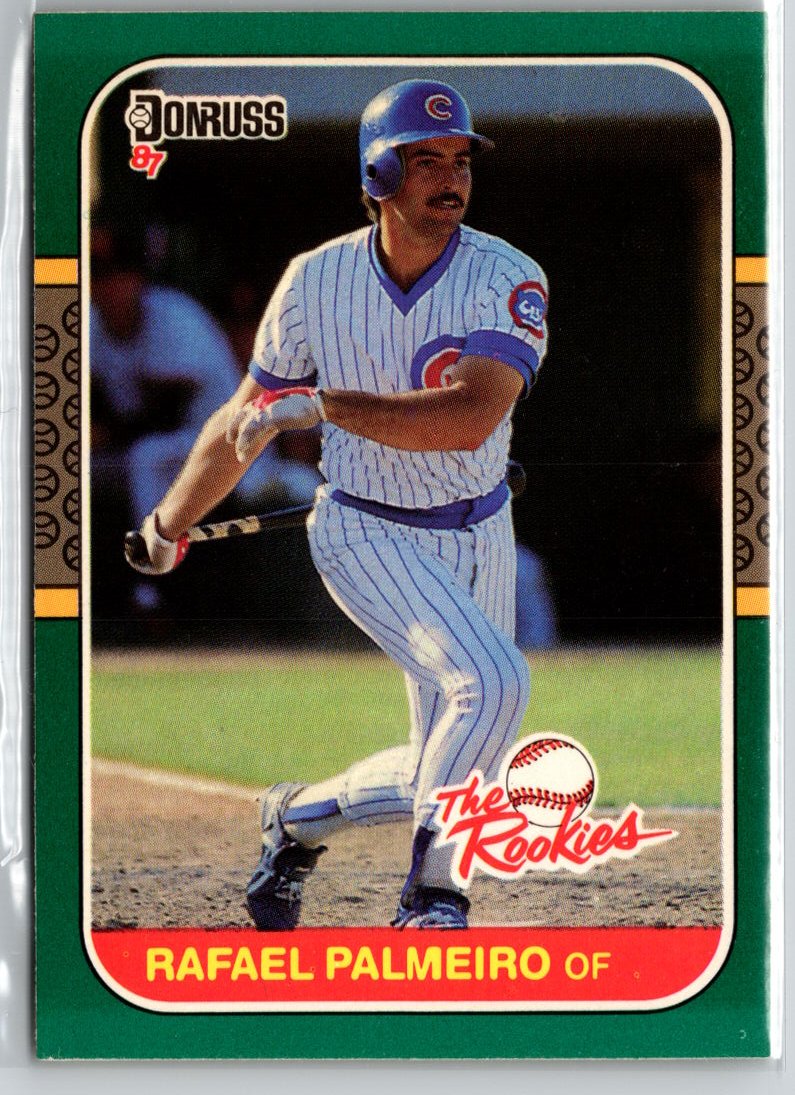 1987 Donruss The Rookies #47 Rafael Palmeiro A13