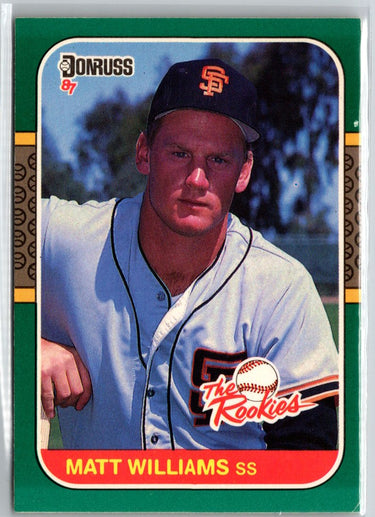 1987 Donruss The Rookies #45 Matt Williams A13