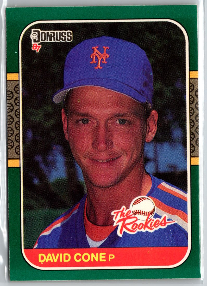 1987 Donruss The Rookies #35 David Cone A13