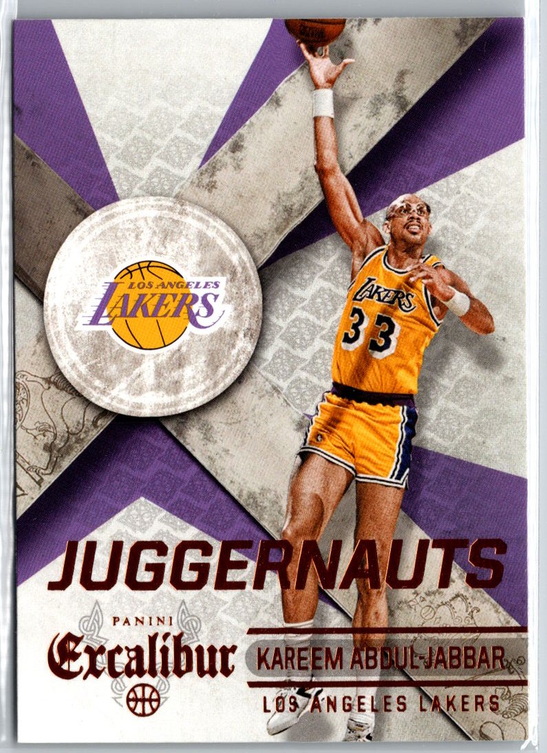 2014-15 Panini Excalibur #2 Kareem Abdul-Jabbar Juggernauts A14