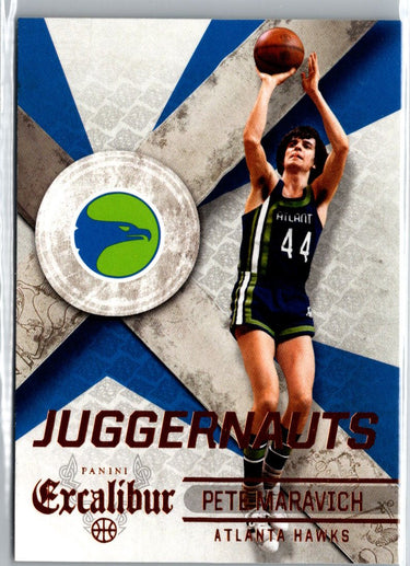 2014-15 Panini Excalibur #22 Pete Maravich Juggernauts A14