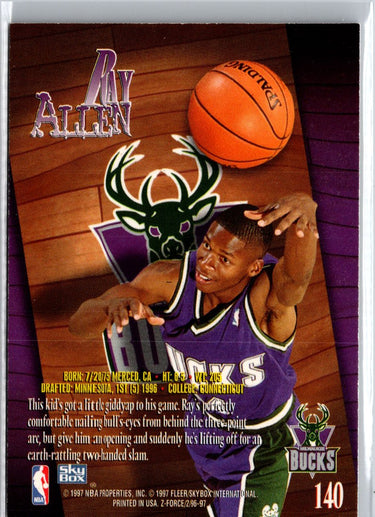 1996-97 SkyBox Z-Force #140 Ray Allen A14