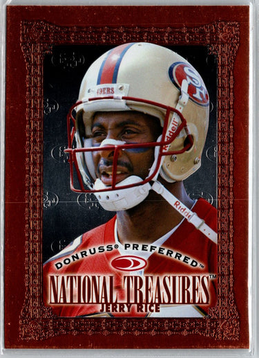 1997 Donruss Preferred #133 Jerry Rice Cut To The Chase A14