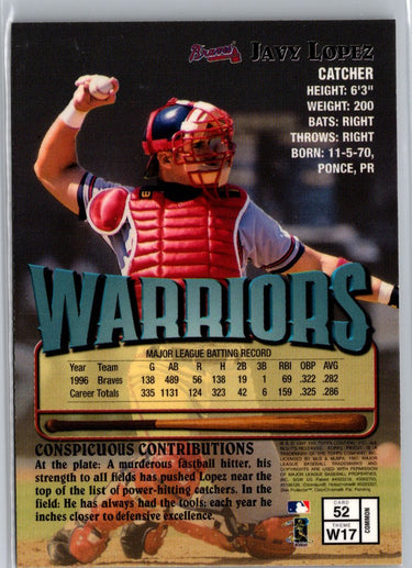 1997 Finest #52 Javy Lopez A14