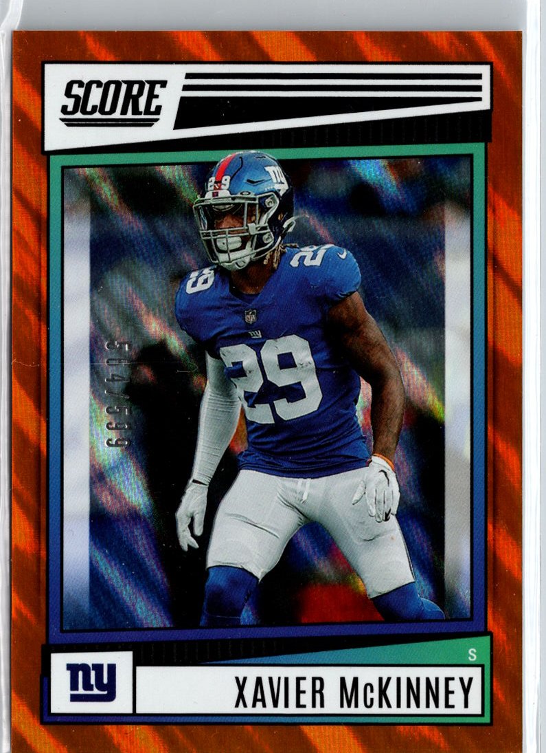 2022 Score #238 Xavier McKinney Lava #/599 A15