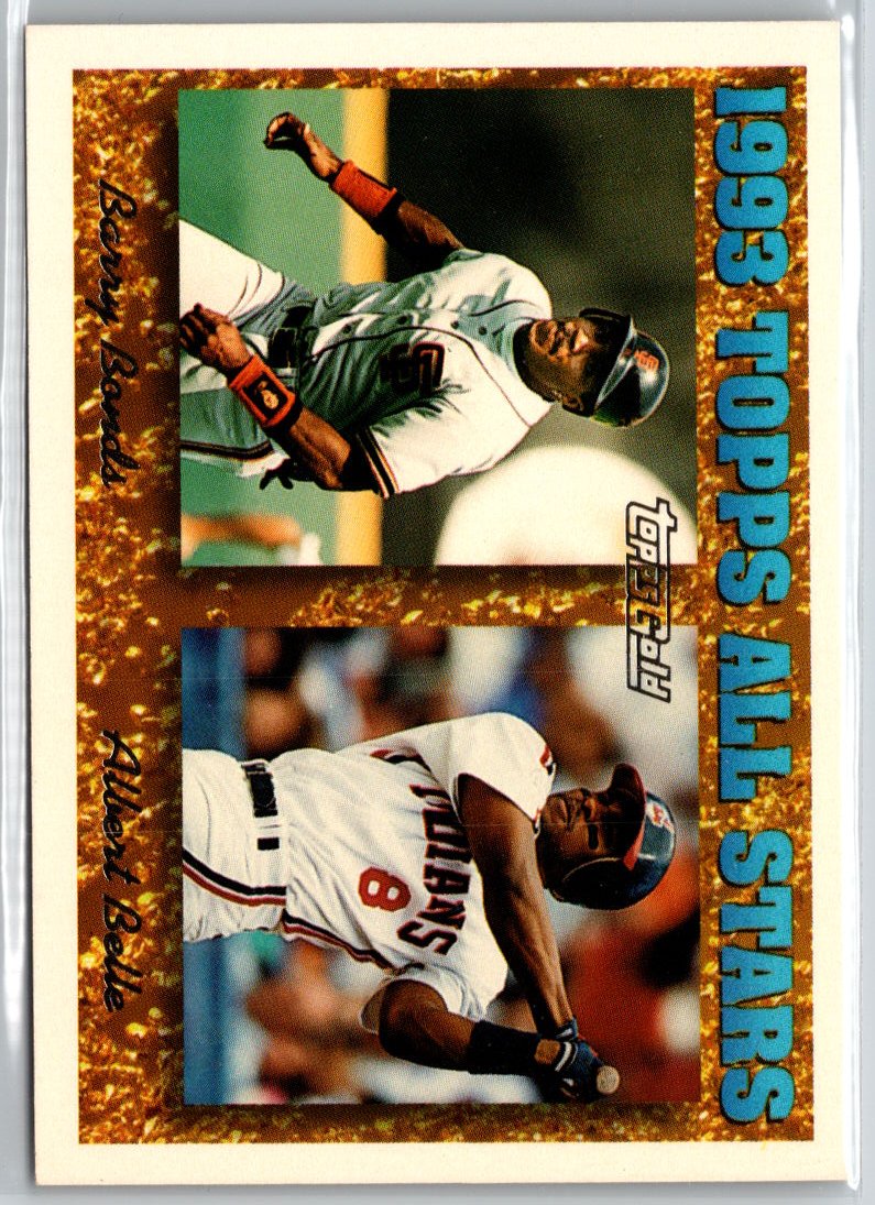 1994 Topps #390 Barry Bonds / Albert Belle AS Gold A15