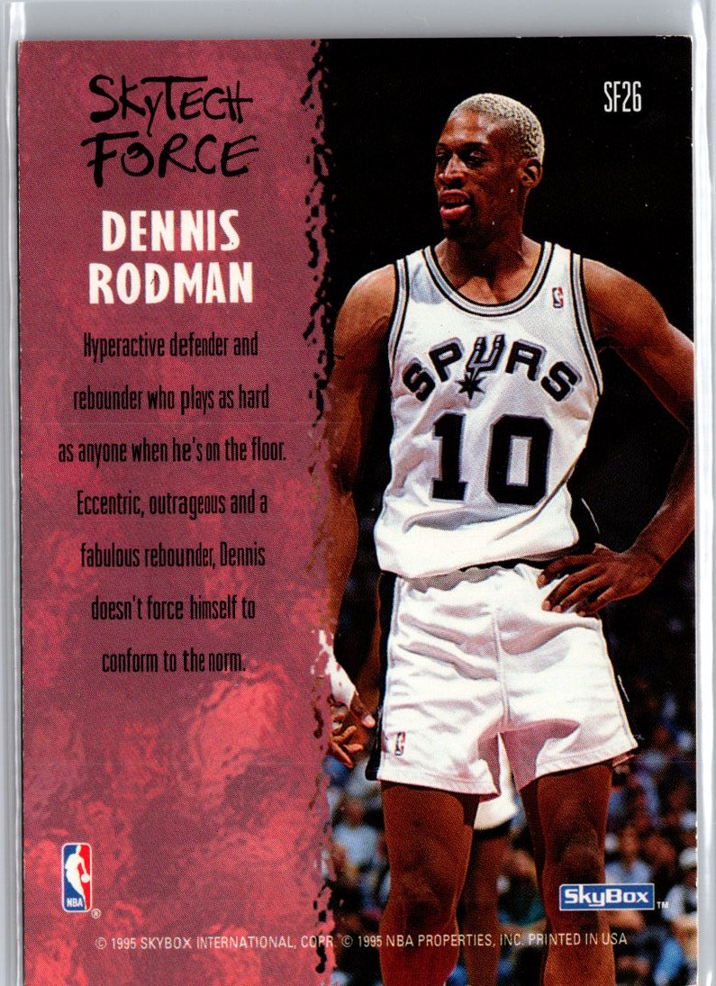 1994-95 SkyBox Premium #SF26 Dennis Rodman SkyTech Force A15