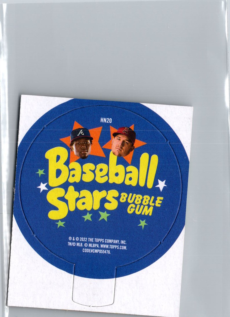 2022 Topps Heritage #HN20 Ron Santo 1973 Topps Candy Lids High Numbers A16