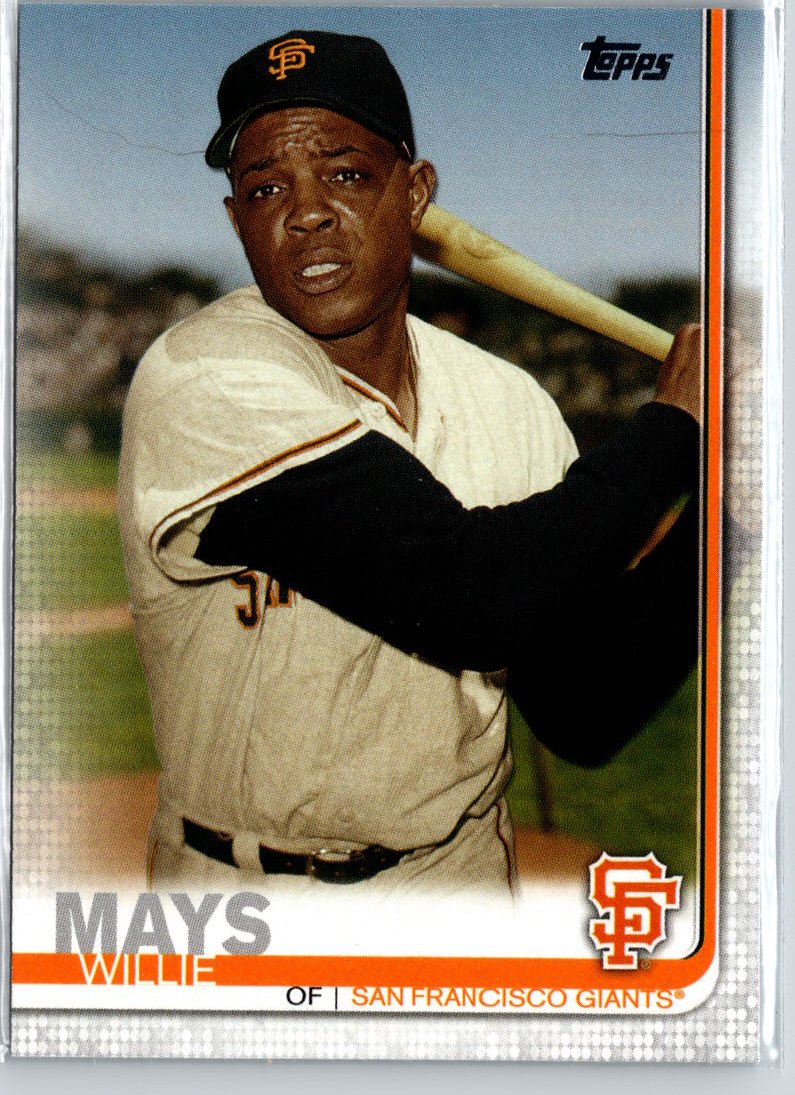 2019 Topps Update #US133b Willie Mays Legend A16
