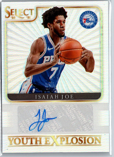 2020-21 Panini Select #YES-IJO Isaiah Joe Youth Explosion Signatures A17