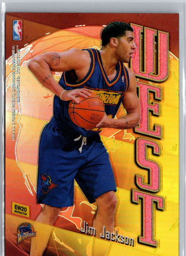 1998-99 Topps #EW20 Reggie Miller / Jim Jackson East/West Refractors A18