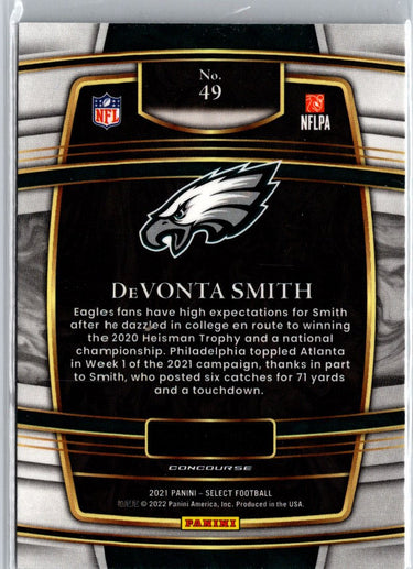 2021 Panini Select #49 DeVonta Smith A18