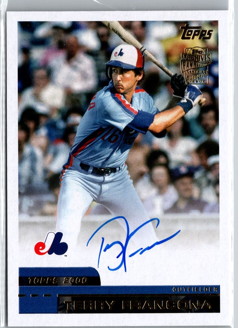 2024 Topps Archives #00FF-TF Terry Francona Fan Favorite Autographs A18