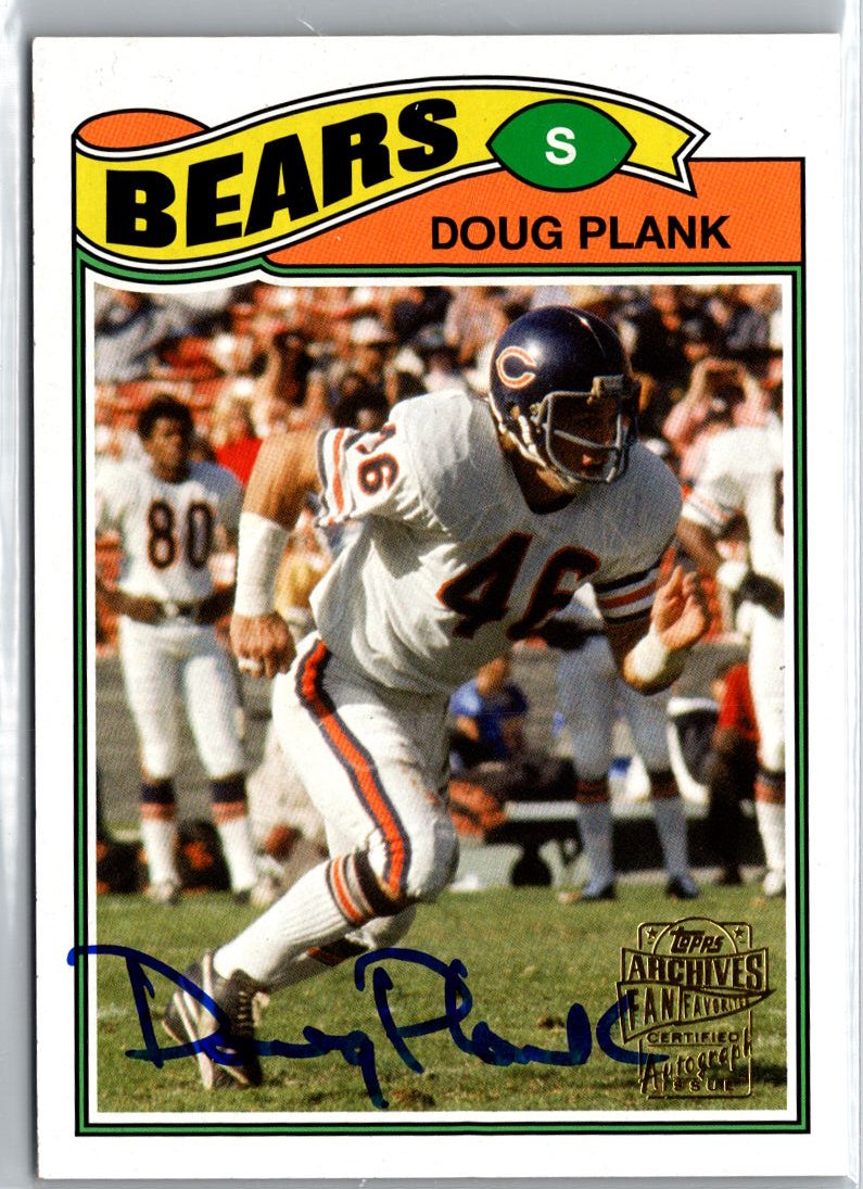 2013 Topps Archives #FFA-DPL Doug Plank Fan Favorite Autographs A18