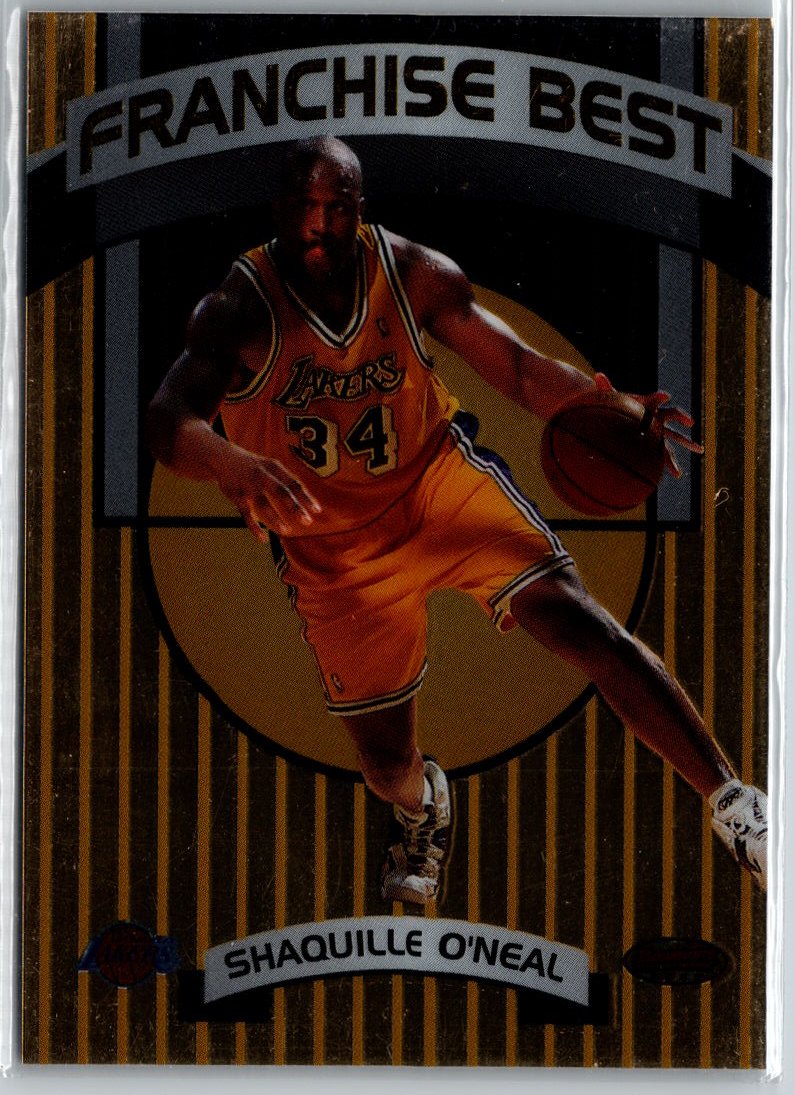 1998-99 Bowman's Best #FB6 Shaquille O'Neal Franchise Best A19