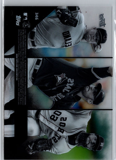 2016 Topps #346 2015 AL WHIP Leaders Clear #/10 A19