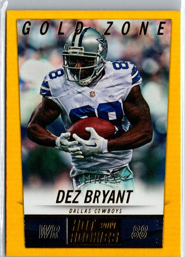 2014 Score #59 Dez Bryant Gold Zone #/50 A19