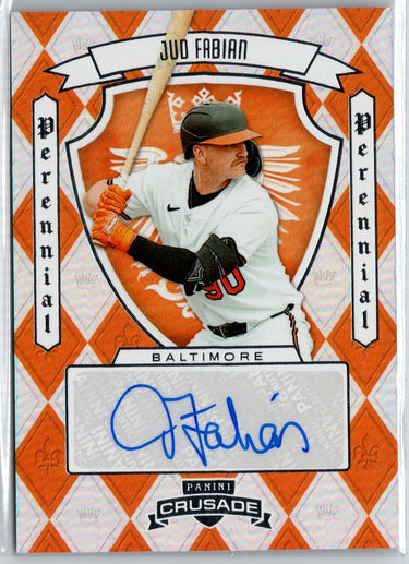 2025 Panini Crusade #PPS-JFN Jud Fabian Perennial Prospect Signatures A19