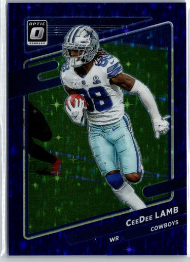 2021 Donruss Optic #20 CeeDee Lamb Ice #/15 A20