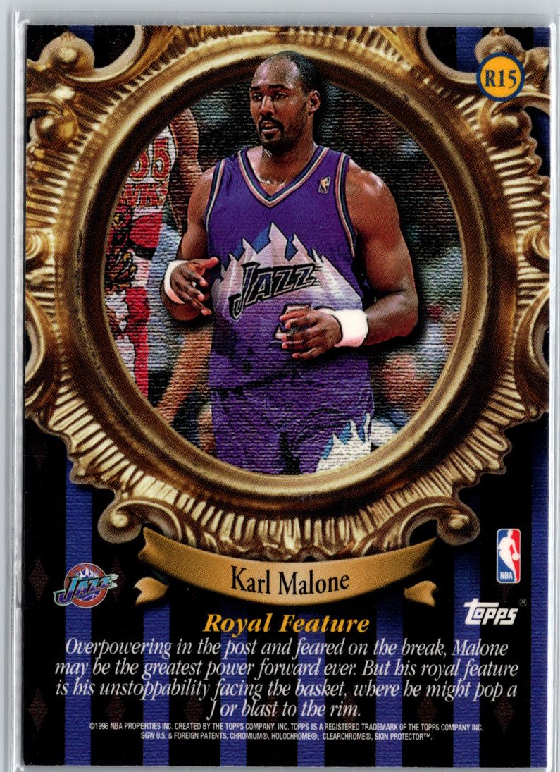 1998-99 Topps #R15 Karl Malone Roundball Royalty A20