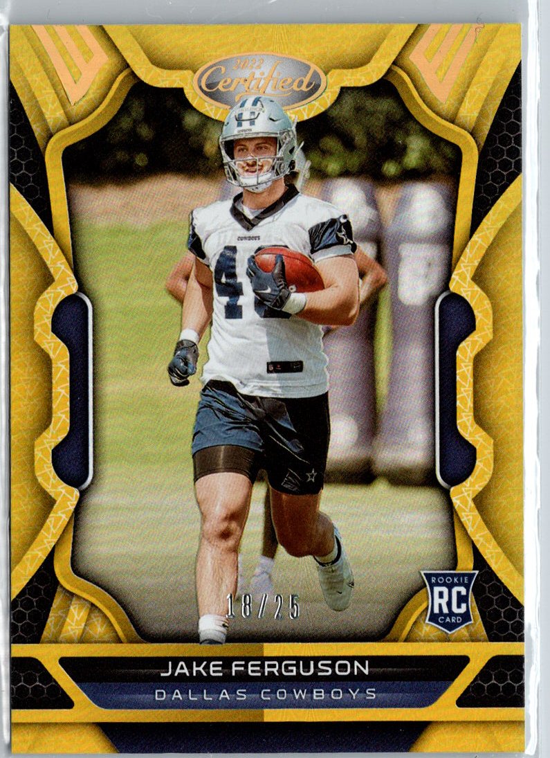 2022 Panini Certified #200 Jake Ferguson Mirror Gold #/25 A20