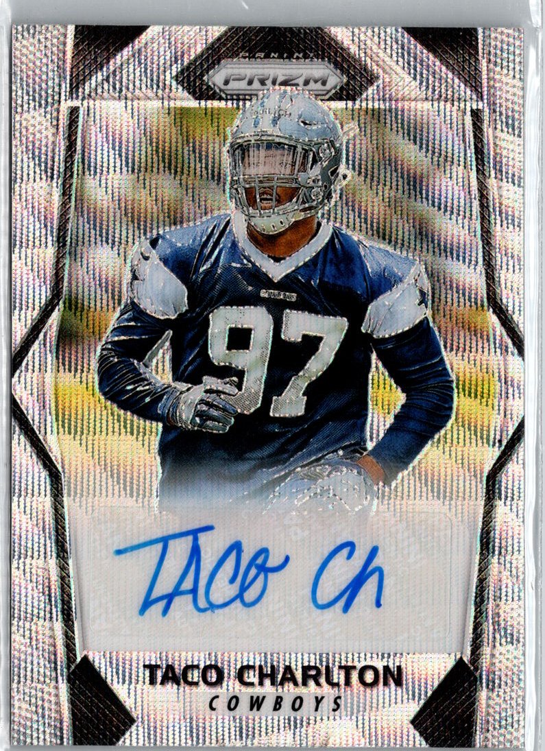 2017 Panini Prizm #RA-TCH Taco Charlton Rookie Autographs Prizm A20