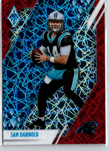 2021 Panini Phoenix #17 Sam Darnold Red Lazer #/285 A21