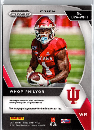 2021 Prizm Draft Picks  Whop Philyor Gold Cracked ice Autographs A22