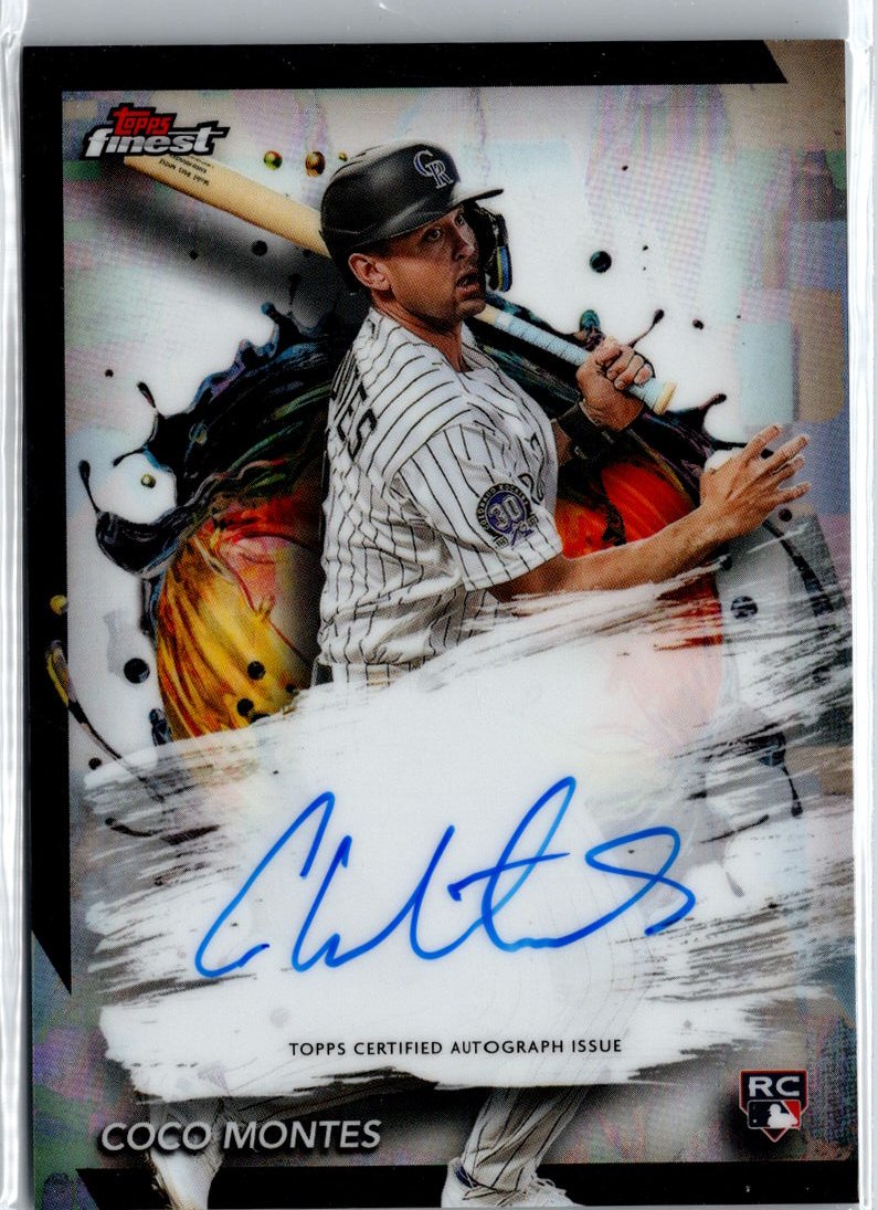 2024 Finest #FA-CMO Coco Montes Finest Autographs A22