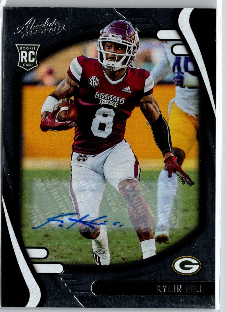 2021 Panini Absolute #167 Kylin Hill Signature Rookies A22