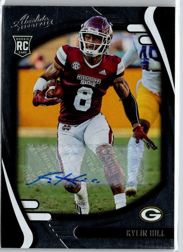 2021 Panini Absolute #167 Kylin Hill Signature Rookies A22