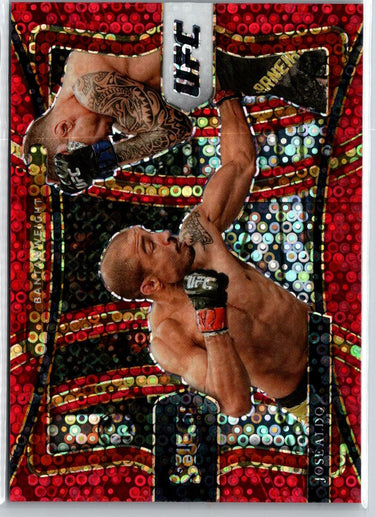 2021 Panini Select UFC #144 Jose Aldo Red Disco Prizms #/199 A23