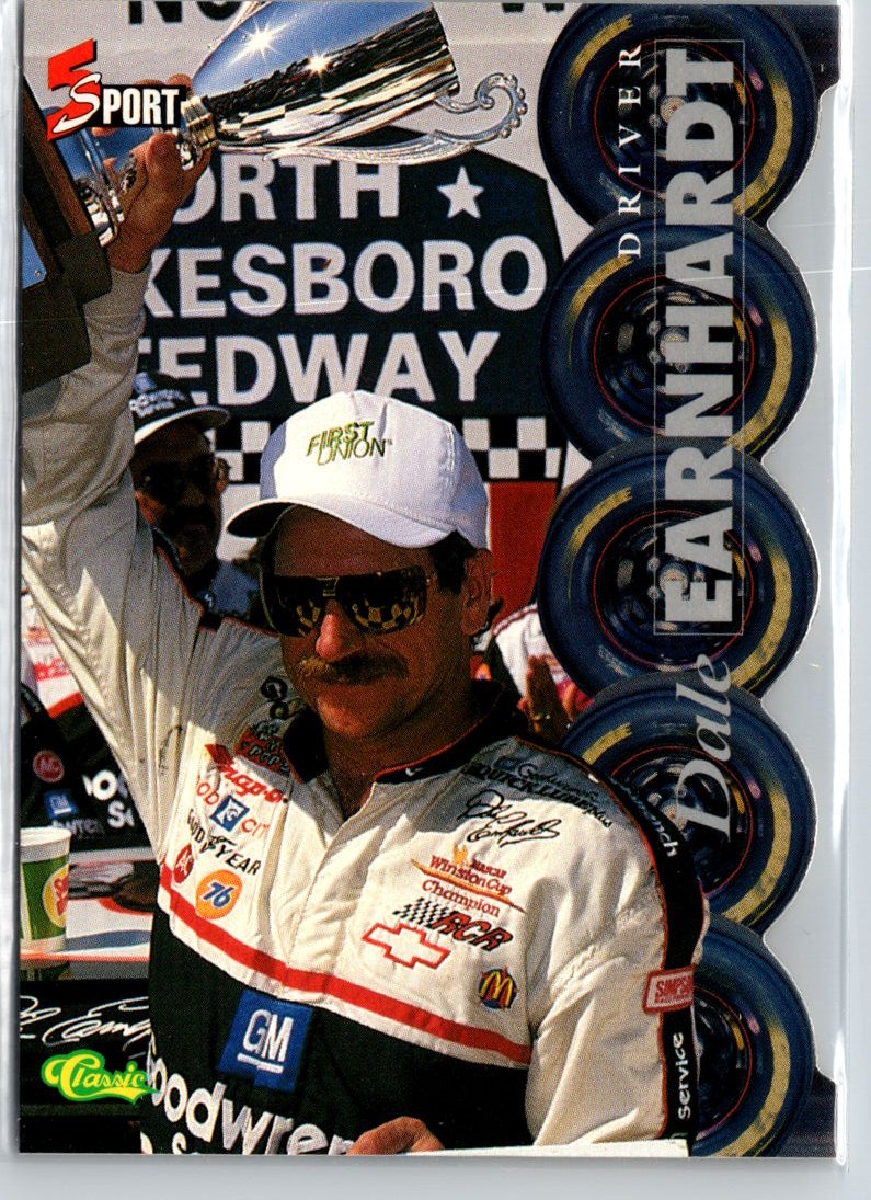 1995-96 Classic Five Sport Signings #NNO Dale Earnhardt A23