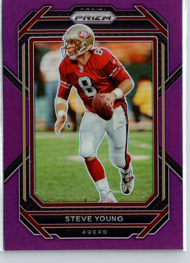 2022 Panini Prizm #271 Steve Young Purple #/125 A23