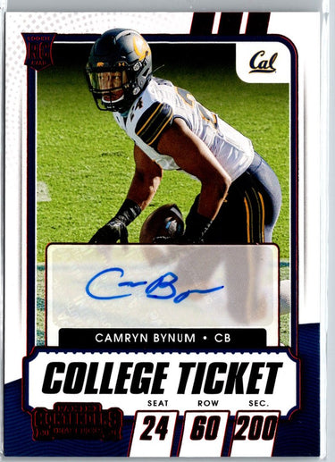 2021 Panini Contenders Draft Picks #233 Camryn Bynum Red A23