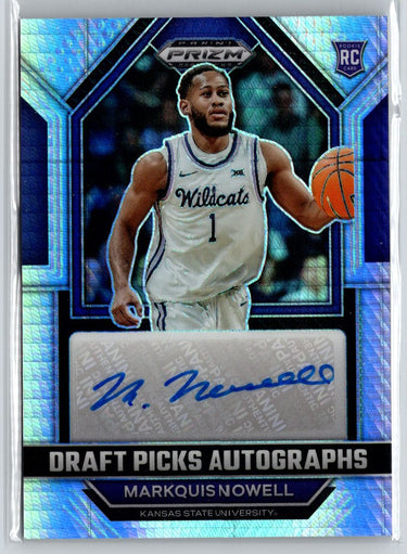 2023 Prizm Draft Picks Markquis Nowell Autographs Silver A24