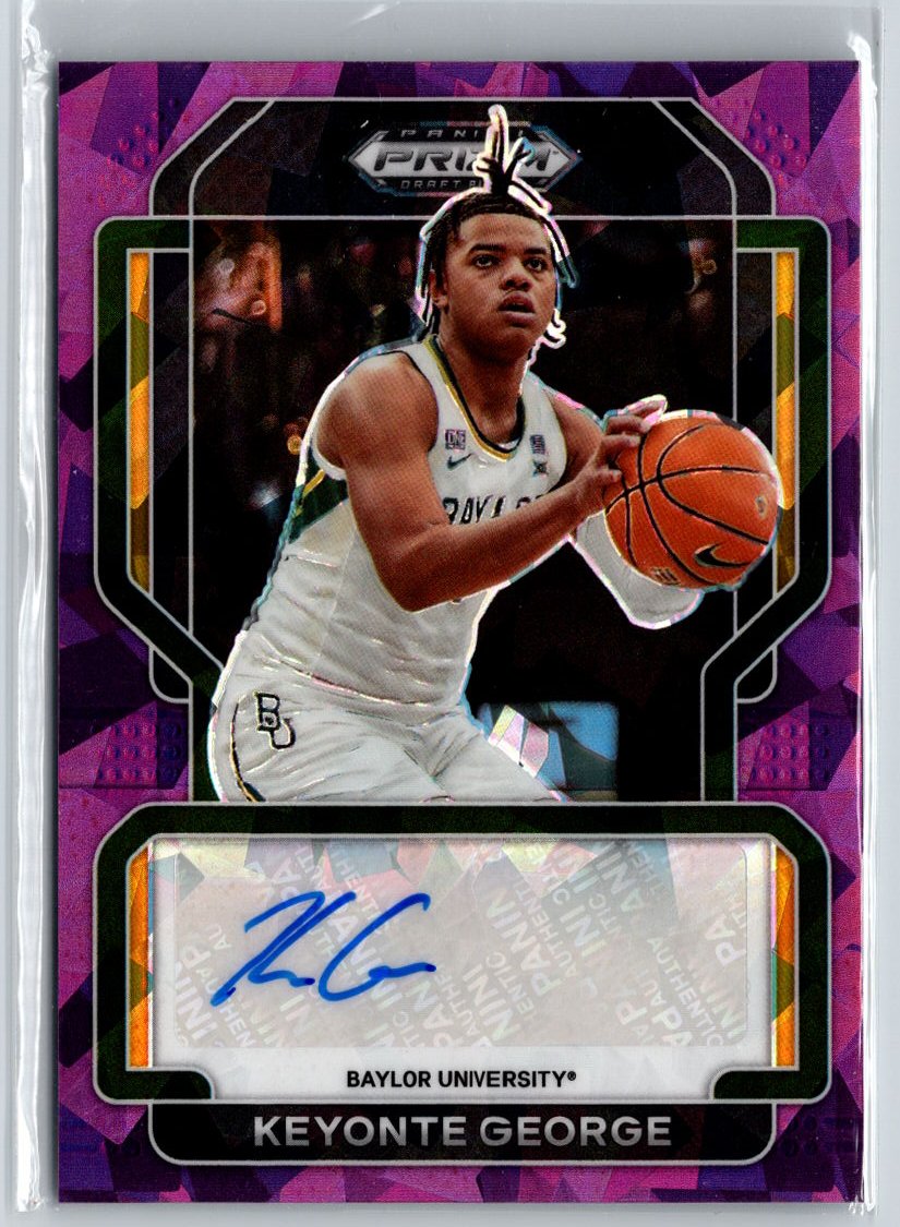 2022 Panini Prizm Draft Picks #FS-KEY Keyonte George  Purple Ice #/99 A24