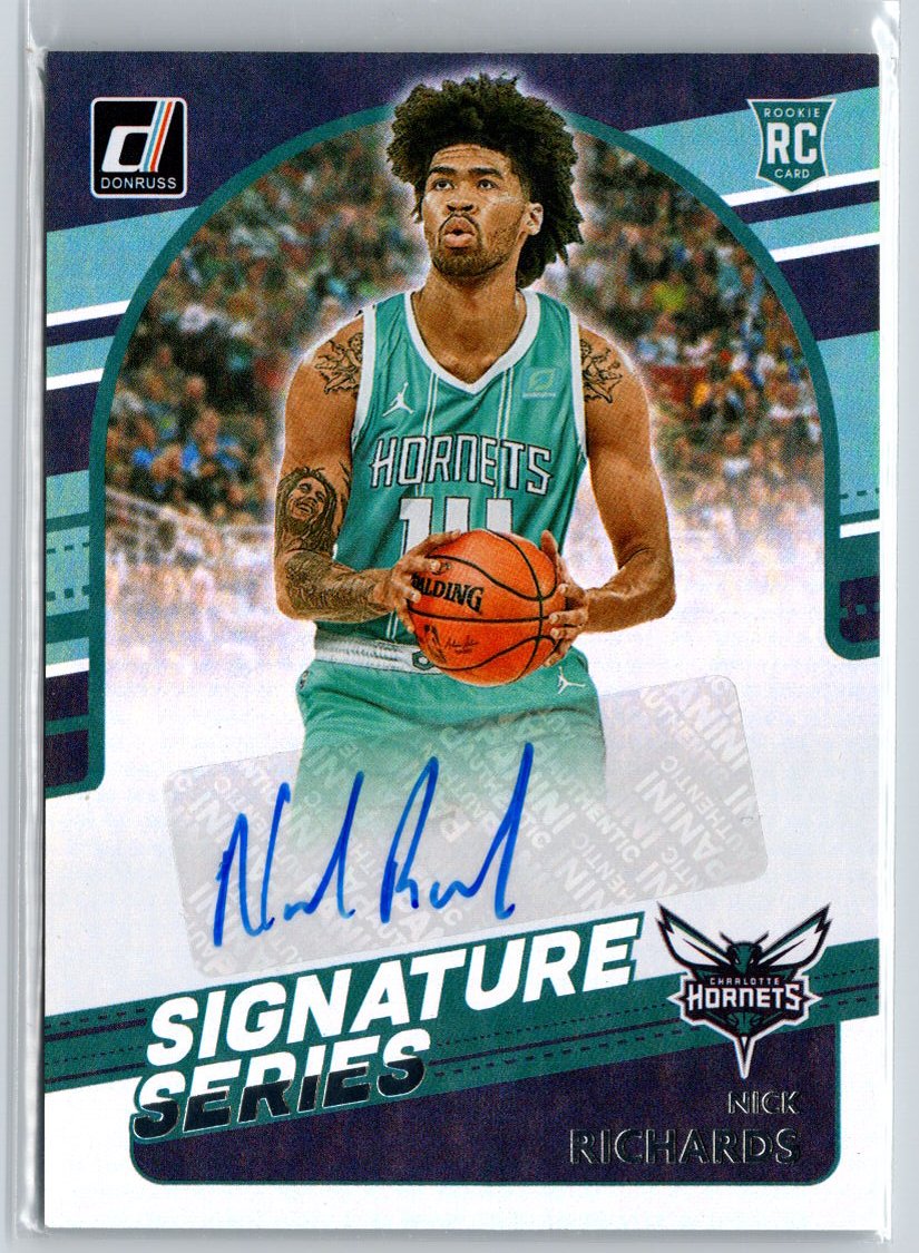2020-21 Donruss #SG-NRC Nick Richards Signature Series A24