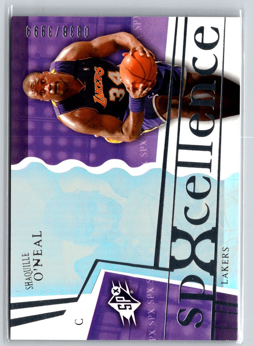 2003-04 SPx #96 Shaquille O'Neal #/3999 A25