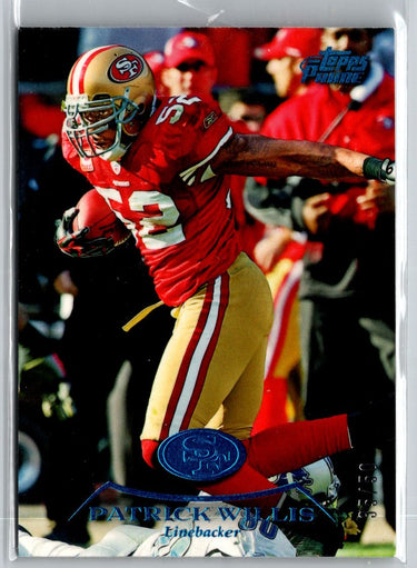 2010 Topps Prime #105 Patrick Willis Blue #/50 A25