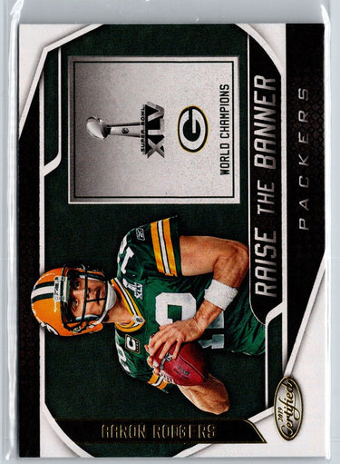 2019 Panini Certified #RTB-AR Aaron Rodgers Raise the Banner A25