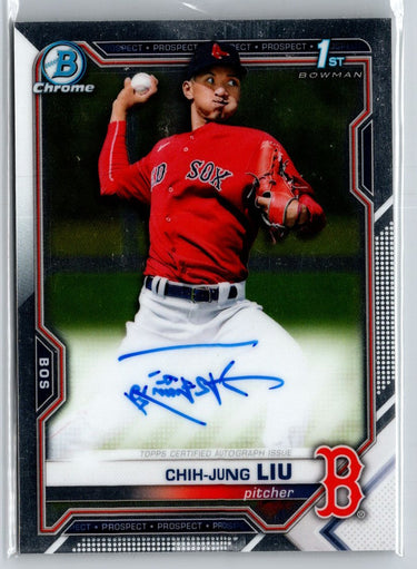 2021 Bowman Chrome #CPA-CL Chih-Jung Liu A26
