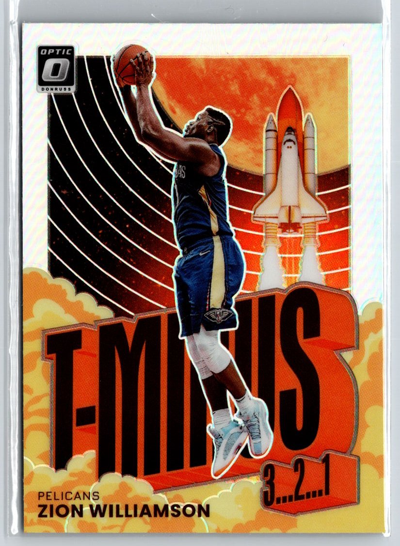 2021-22 Donruss Optic #1 Zion Williamson T-Minus 3...2...1 Holo A26