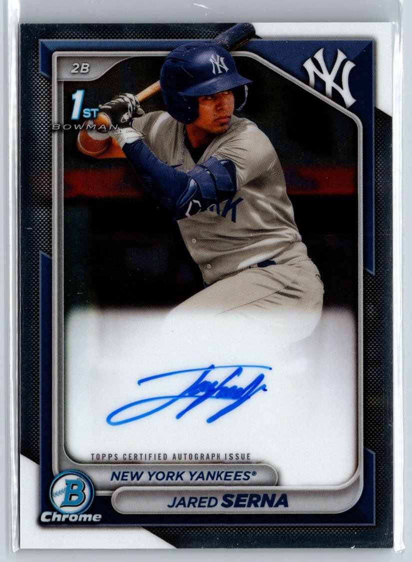 2024 Bowman #CPA-JS Jared Serna Chrome Prospect Autographs A26