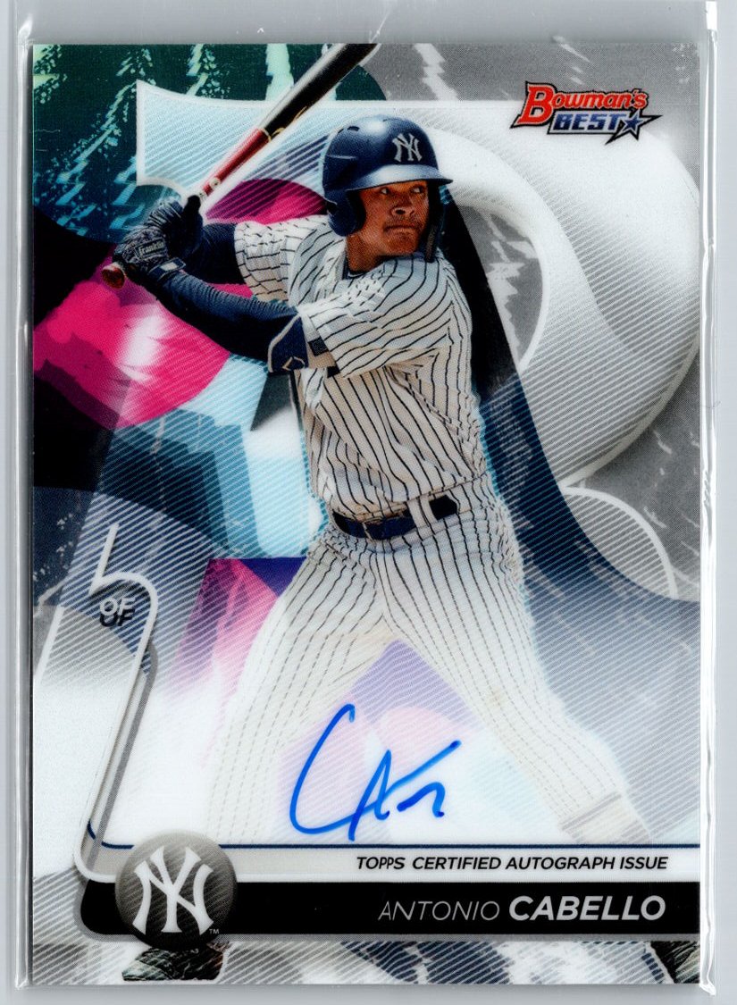 2020 Bowman's Best #B20-AC Antonio Cabello Best of 2020 Autographs A26