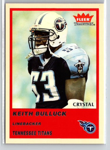 2004 Fleer Tradition #64 Keith Bulluck Crystal #/150 A26