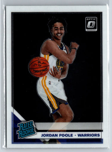 2019-20 Donruss Optic #169 Jordan Poole A27