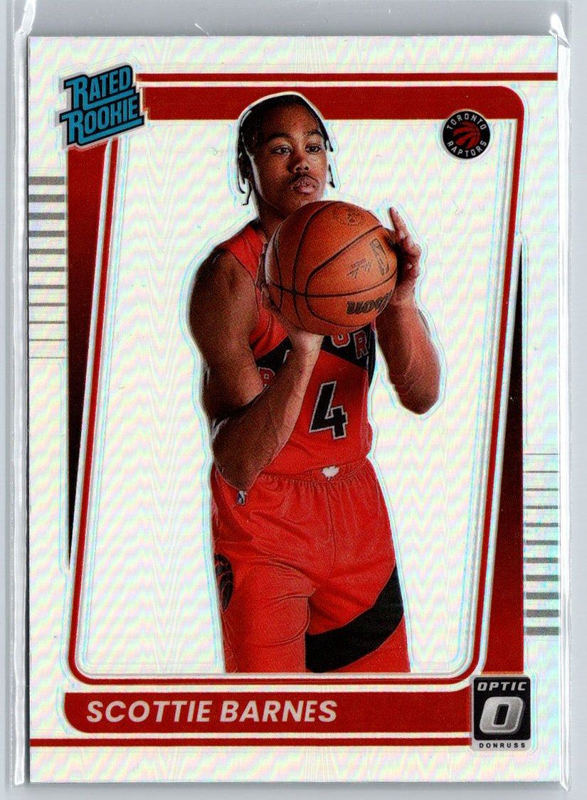 2021-22 Donruss Optic #186 Scottie Barnes Holo A27