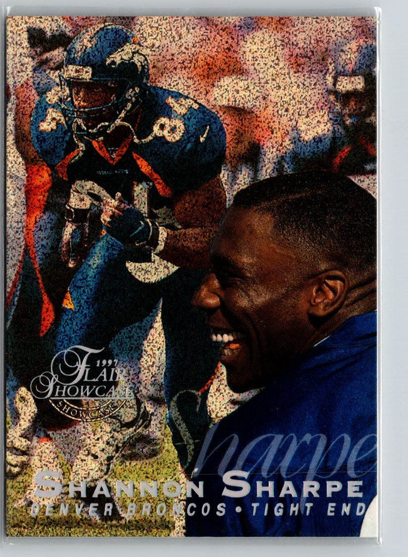1997 Flair Showcase #84 Shannon Sharpe Flair Showcase Row 0 (Showcase) A27